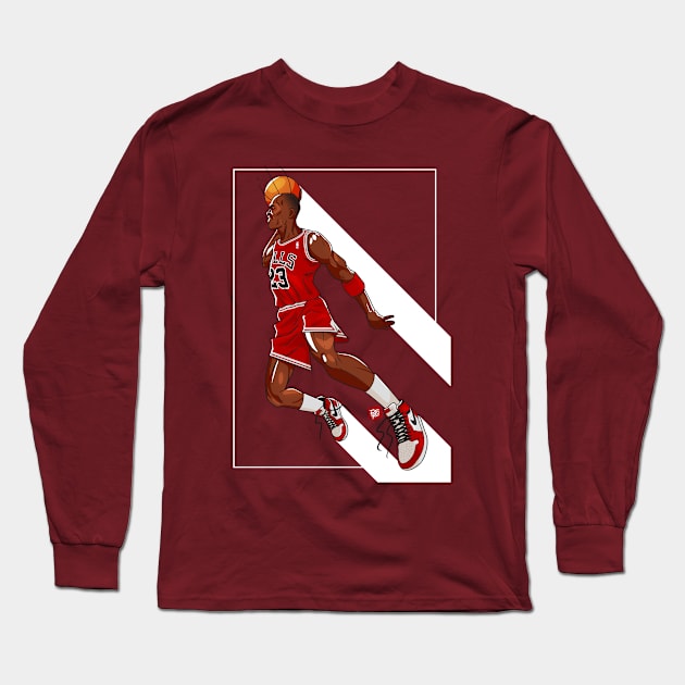 Air Jordan Long Sleeve T-Shirt by Vallegrito